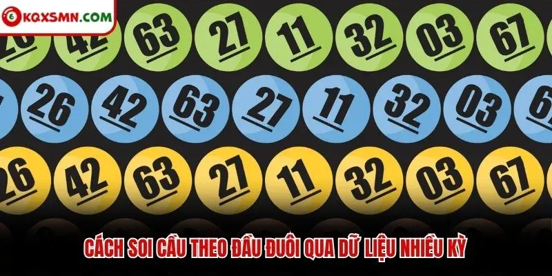 Cách soi cầu theo đầu đuôi qua dữ liệu nhiều kỳ