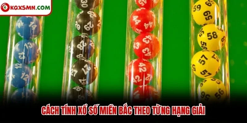 Cách tính xổ số miền Bắc theo từng hạng giải