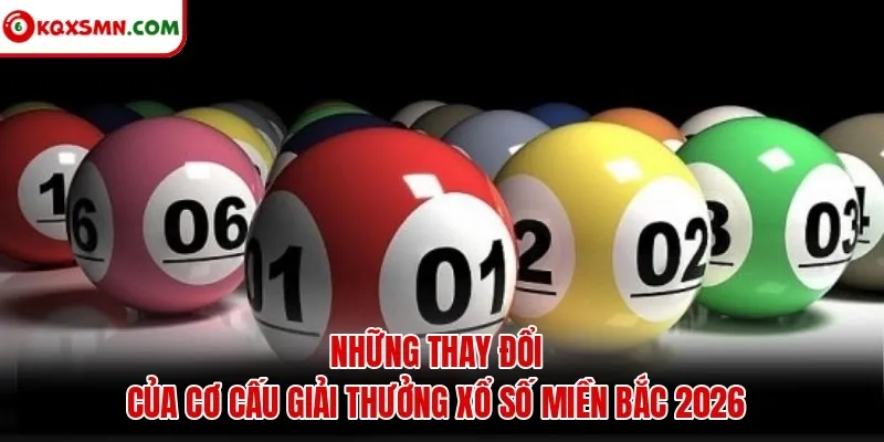 Những thay đổi của cơ cấu giải thưởng xổ số miền Bắc 2026