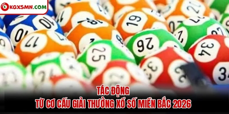 Tác động từ cơ cấu giải thưởng xổ số miền Bắc 2026