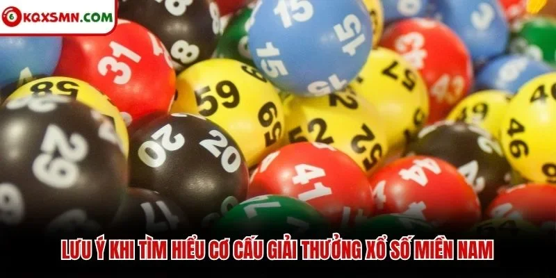 Lưu ý khi tìm hiểu cơ cấu giải thưởng xổ số miền Nam