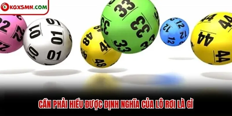 Cần phải hiểu được định nghĩa của lô rơi là gì