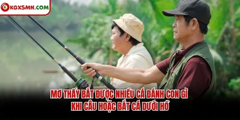 Mơ thấy bắt được nhiều cá đánh con gì khi câu hoặc bắt cá dưới hồ