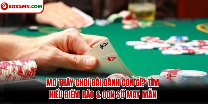 Mơ thấy Đánh bài đánh con gì? Giải mã điềm báo & con số may mắn