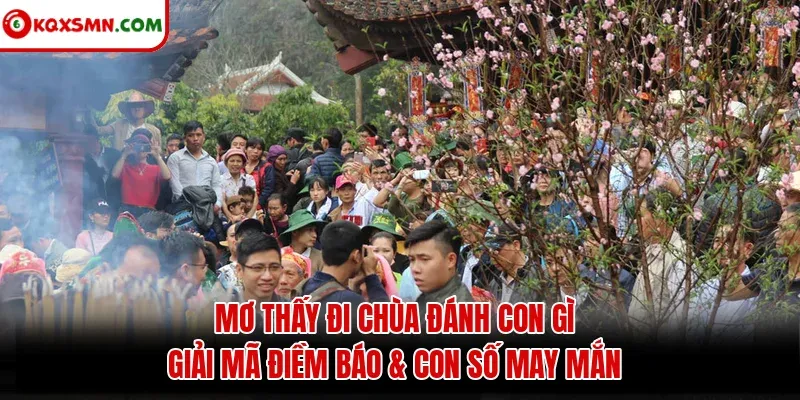 Mơ thấy Đi chùa đánh con gì? Giải mã điềm báo & con số may mắn