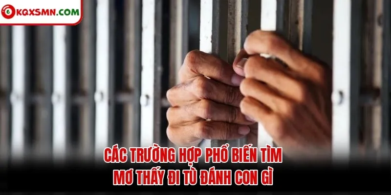 Các trường hợp phổ biến tìm mơ thấy đi tù đánh con gì