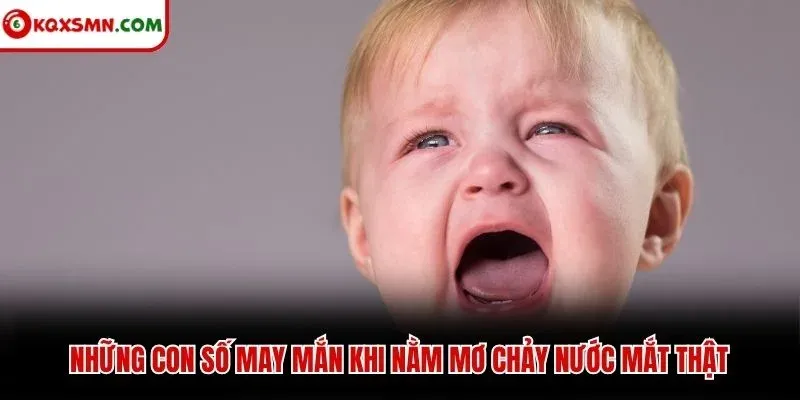 Những con số may mắn khi nằm mơ chảy nước mắt thật