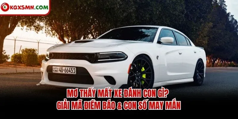 Mơ thấy Mất xe đánh con gì? Giải mã điềm báo & con số may mắn