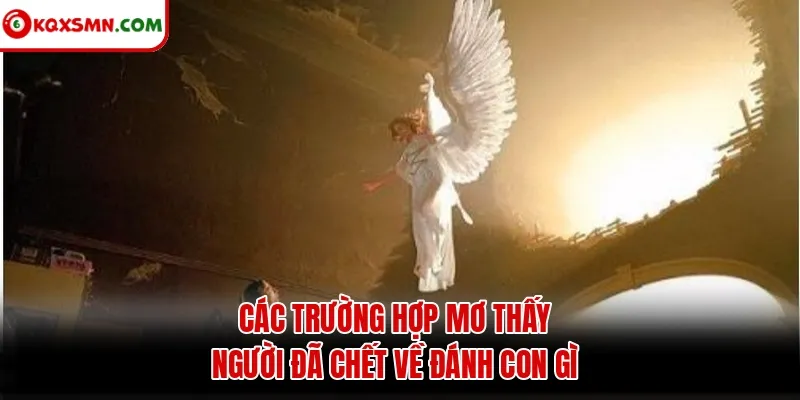 Các trường hợp mơ thấy người đã chết về đánh con gì
