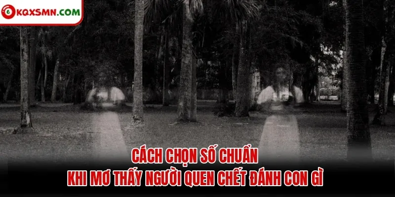 Cách chọn số chuẩn khi mơ thấy người quen chết đánh con gì