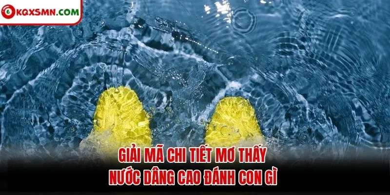 Giải mã chi tiết mơ thấy nước dâng cao đánh con gì