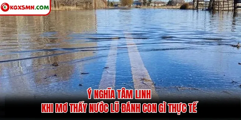 Ý nghĩa tâm linh khi mơ thấy nước lũ đánh con gì thực tế