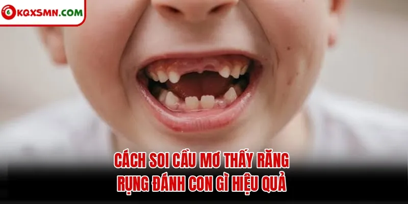 Cách soi cầu mơ thấy răng rụng đánh con gì hiệu quả