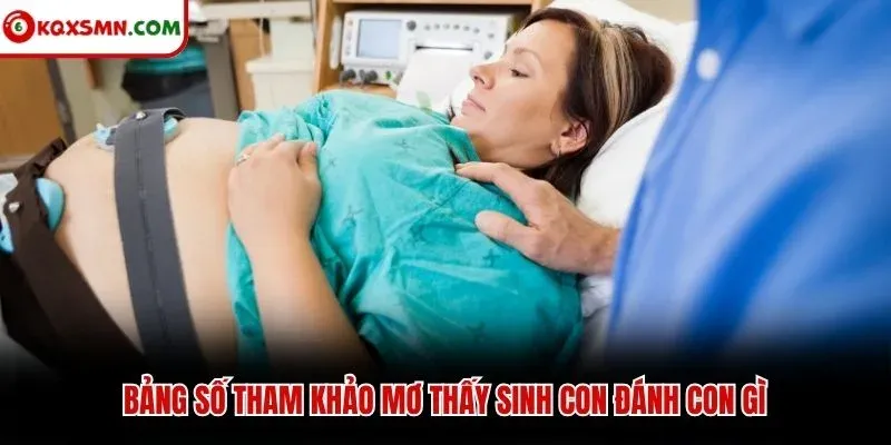 Bảng số tham khảo mơ thấy sinh con đánh con gì