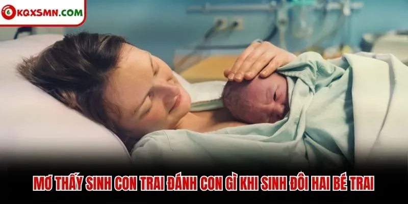Mơ thấy sinh con trai đánh con gì khi sinh đôi hai bé trai